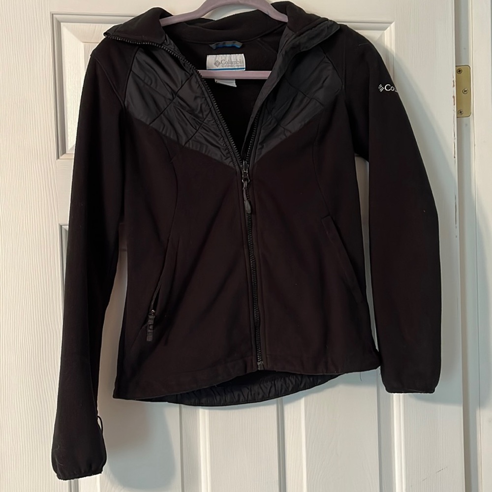 Columbia half fleece half windbreaker